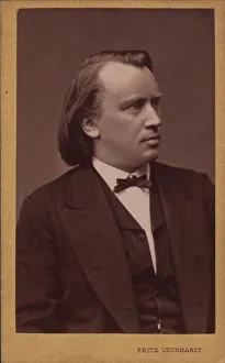 Portrait of the composer Johannes Brahms (1833-1897), c. 1875