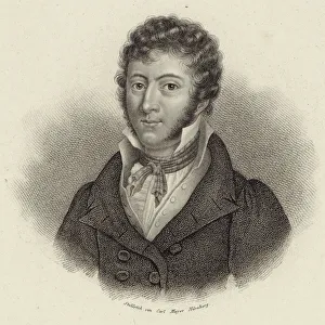 Mayer Prints: Portrait of the composer John Field (1782-1837), 1845