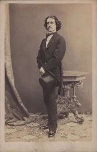 Portrait of the composer Josef Strauss (1827-1870). Creator: Schrank, Ludwig (1828-1905)