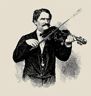 Portrait of the composer Joseph Gungl (1810-1889), 1874