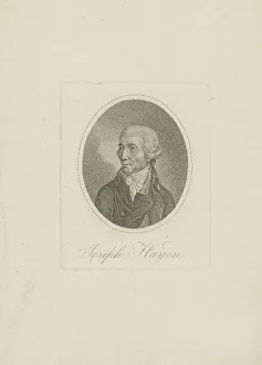 Portrait of the composer Joseph Haydn (1732-1809), 1800s. Creator: Anonymous