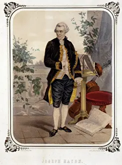 Haydn Prints: Portrait of the composer Joseph Haydn (1732-1809). Creator: Anonymous