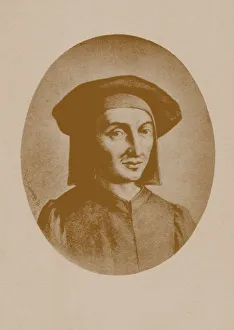 Portrait of the Composer Josquin des Prez, 1870. Creator: Gaupp, Gustav (1844-1918)