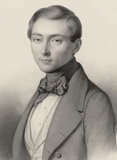 Maurin Prints: Portrait of the composer Jules Dejazet (1806-1846), 1840s