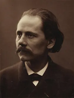 Portrait of the composer Jules Massenet (1842-1912), 1881. Creator: Anonymous