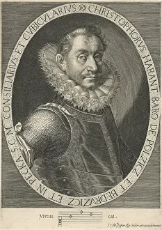 Sadeler Prints: Portrait of the Composer Krystof Harant (1564-1621)
