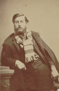 Portrait of the composer Leo Delibes (1836-1891), 1870
