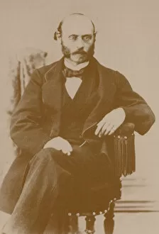 Phototypie Collection: Portrait of the Composer Leon Minkus (1826-1917), ca 1865