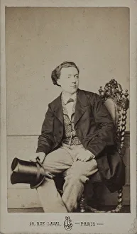 L And Xe9 Prints: Portrait of the composer Louis Diemer (1843-1919), c. 1875