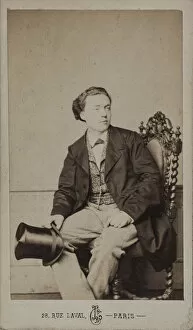 Albumin Photo Gallery: Portrait of the composer Louis Diémer (1843-1919), c. 1875