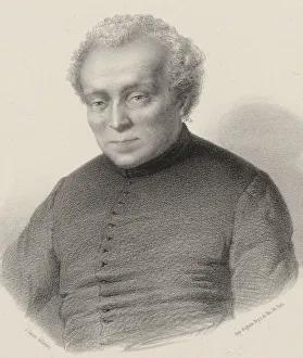 Portrait of the composer Louis Lambillotte (1797-1855). Creator: Jacott, Jean Julien (1812-1894)