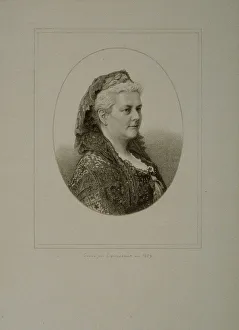 Philharmonie De Paris Prints: Portrait of the composer Louise-Aglae Massart (1827-1887)