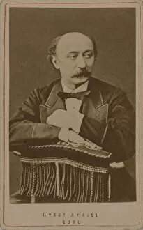 Albumin Photo Gallery: Portrait of the composer Luigi Arditi (1822-1903), 1880. Creator: Anonymous
