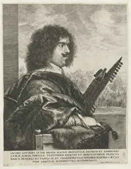 Portrait of the composer and lutenist Jacques Gaultier, 1631-1635 Portrait of the composer and lutenist Jacques Gaultier, 1631-1635