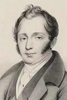 Portrait of the composer Michele Enrico Carafa (1787-1872), 1825