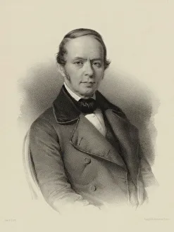 Portrait of the composer Moritz Hauptmann (1792-1868), 1840