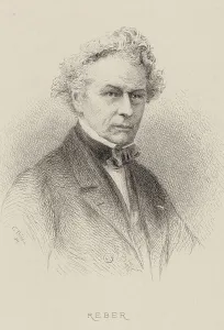 Portrait of the composer Napoléon-Henri Reber (1807-1880), 1867. Creator: Deblois, Charles Alphonse (1822-1883)