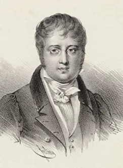 Portrait of the Composer Nicolo Isouard (1775-1818). Creator: Ducarme, Pierre Francois