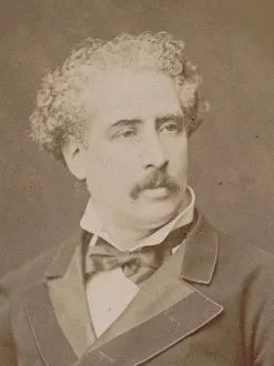 Portrait of the Composer Olivier Metra (1830-1889), 1870. Creator: Mulnier