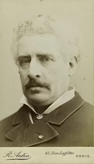 Albumin Photo Gallery: Portrait of the Composer Olivier Métra (1830-1889), c. 1870