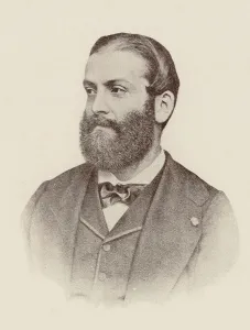 Portrait of the composer and organist Jules Cohen (1830-1901), 1860. Creator: Photo studio Pinel & Peschardière. Portrait of the composer and organist Jules Cohen (1830-1901), 1860. Creator: Photo studio Pinel & Peschardière