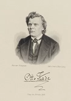 August 1823 1892 Gallery: Portrait of the Composer Otto Kade (1819-1900). Creator: Weger, August (1823-1892)