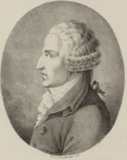 Heinrich Eduard Von 1788 1825 Prints: Portrait of the composer Pasquale Anfossi (1727-1797), 1817