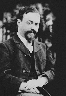 Portrait of the composer Paul Dukas (1865-1935), 1895. Creator: Anonymous