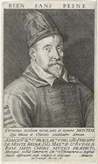 Portrait of the Composer Philippe de Monte (1521-1603), 1594. Artist: Sadeler, Raphael, the Elder (1560-1628) Portrait of the Composer Philippe de Monte (1521-1603), 1594. Artist: Sadeler, Raphael, the Elder (1560-1628)
