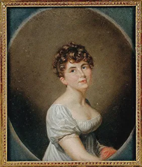 Portrait of the composer and pianist Caroline Boissier-Butini (1786-1836), ca 1807. Creator: Massot, Firmin (1766-1849)