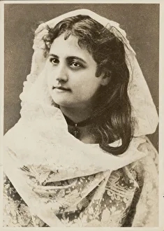 Portrait of the composer and pianist Teresa Carreño (1853-1917), c. 1890. Creator: Anonymous