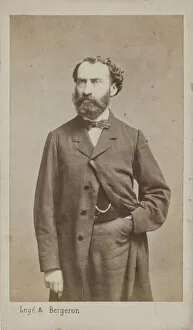 Albumin Photo Gallery: Portrait of the Composer Prosper Pascal (1825-1880), c. 1875
