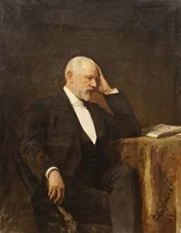 Male Portrait Gallery: Portrait of the composer Pyotr Ilyich Tchaikovsky (1840-1893), 1894