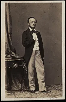 Portrait of the composer Richard Wagner (1813-1883), 1862