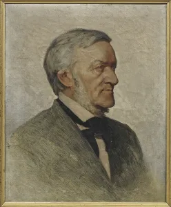 Lenbach Prints: Portrait of the Composer Richard Wagner (1813-1883)