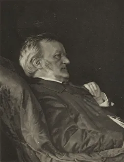 Bayreuth Prints: Portrait of the composer Richard Wagner (the last picture taken from life), 1883