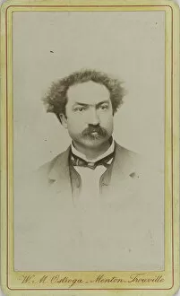Albumin Photo Gallery: Portrait of the composer Robert Planquette (1848-1903), c. 1880. Creator: Photo studio W