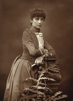 Barraud Prints: Portrait of the composer Rosalind Ellicott (1857-1924)