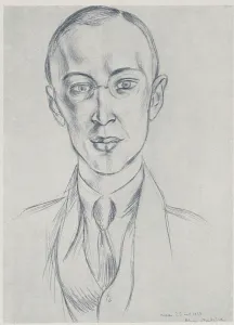 Conductor Prints: Portrait of the composer Sergei Prokofiev