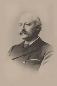 Portrait of the Composer Sir Charles Hubert Hastings Parry (1848-1918), 1891. Creator: Anonymous
