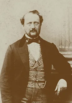 Photo Studio W Prints: Portrait of the composer Theodore Eisfeld (1816-1882). Creator: Photo studio W. Klauser