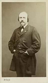 Albumin Photo Gallery: Portrait of the composer Victor Massé(1822-1884), ca 1865