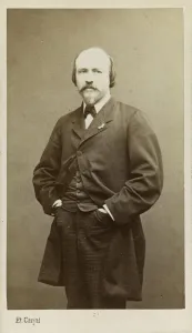 Albumin Photo Gallery: Portrait of the composer Victor Massé(1822-1884), ca 1865