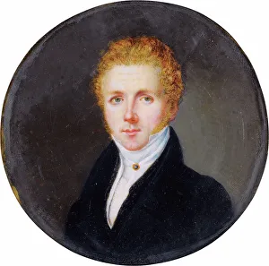 Portrait of the composer Vincenzo Bellini (1801-1835), c. 1830. Artist: Anonymous