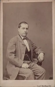 Portrait of the Composer Vincenzo Fioravanti (1799-1877), c. 1850. Creator: Mahlknecht, Carl (Karl) (1810-1893)