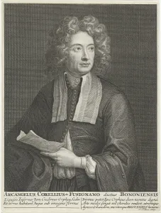 Portrait of the Composer and Violinist Arcangelo Corelli (1653-1713). Artist: Folkema, Jacob (1692-1767)
