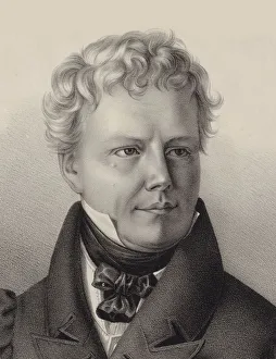 Portrait of the Composer Xaver Schnyder von Wartensee (1786-1868), 1832. Creator: Anonymous