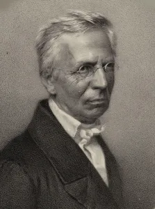 Portrait of the composert and organist Eduard Grell (1800-1886), 1865