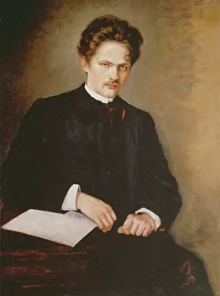 Jenner Prints: Portrait of the conductor and composer Gustav Jenner (1865-1920)