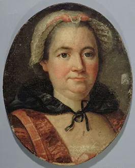 Salonniere Prints: Portrait considered to be Mme de Graffigny